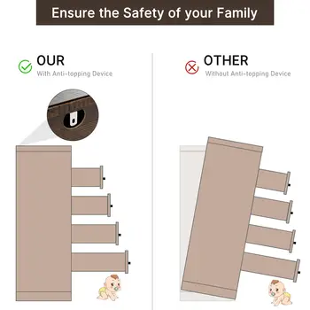 鄉村風九抽屜櫃,有六個葫蘆形櫃腳和羅馬柱裝飾,63吋寬,木質鄉村質樸風格抽屜櫃 10 最佳銷售 九抽屜櫃 - №5