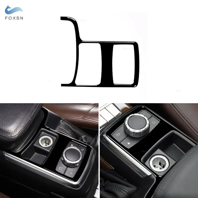 

For Mercedes Benz G Class W463 2013 2014 2015 2016 2017 2018 LHD Car Center Gear Shift Mode Button Frame Soft PVC Plastic Trim
