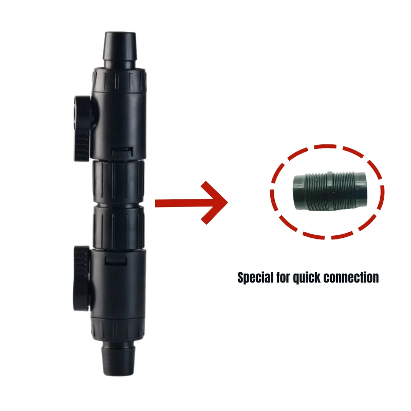 2024 Aquarium Filter Connector for Fish Tank, Double Tap, Quick Release, Fish Tank Hose Pipe Valve, Accessories,12mm, 16mm