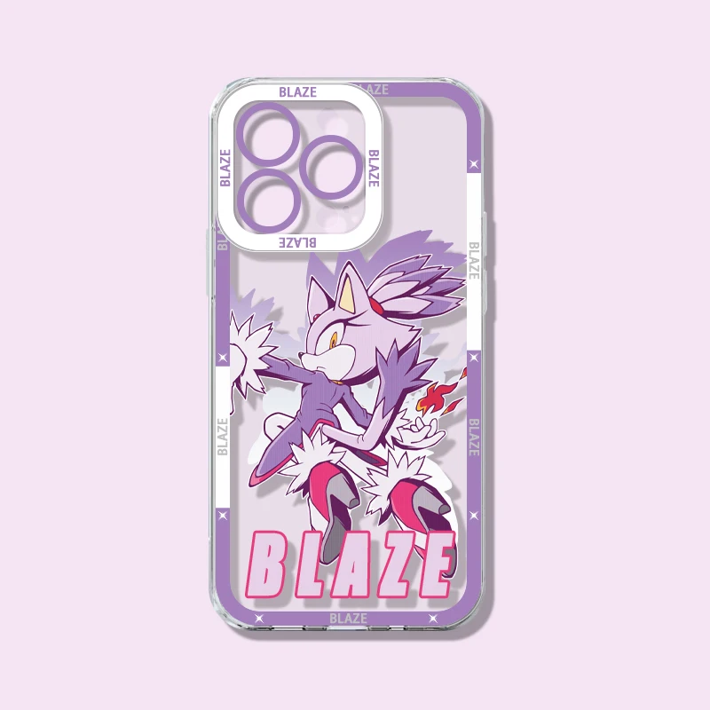 Cartoon Game S-SONIC Phone Case For Samsung A57 A07 A36 A26 A56 A16 A06 A55 A35 A25 A15 A05 A54 A34 A24 A14 A13 A53 Clear Cover - view 4