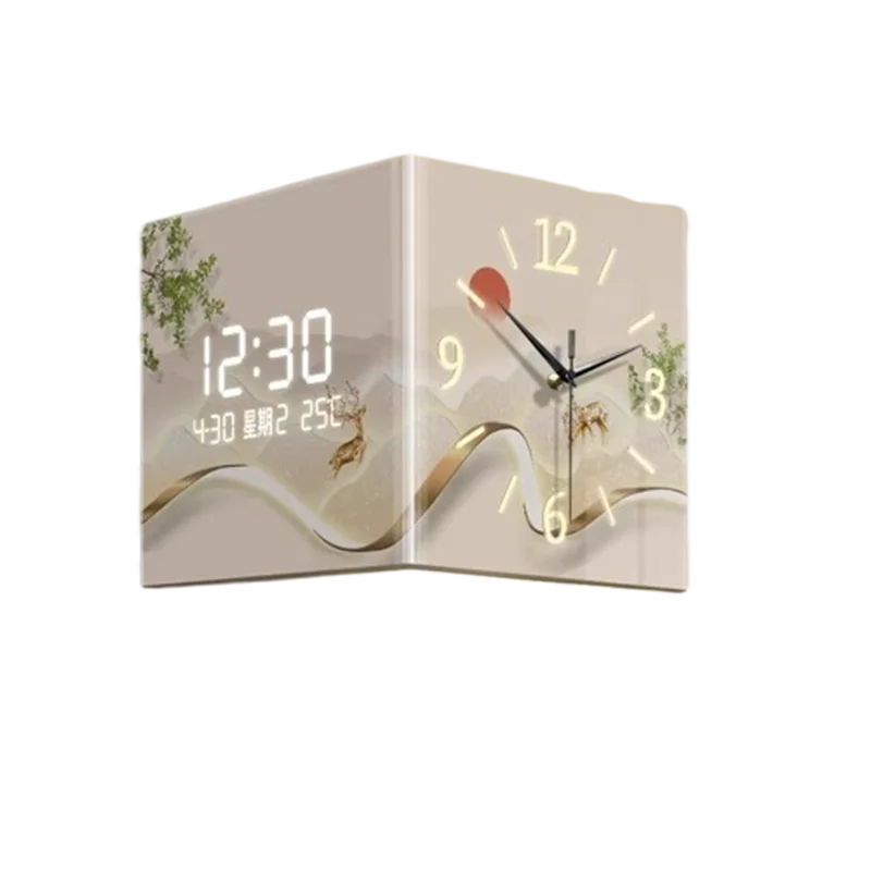 Reloj De Pared Premium Original, pantalla personalizada, Reloj De Pared Digital De lujo, Reloj De Pared moderno clásico, decoración para sala De estar