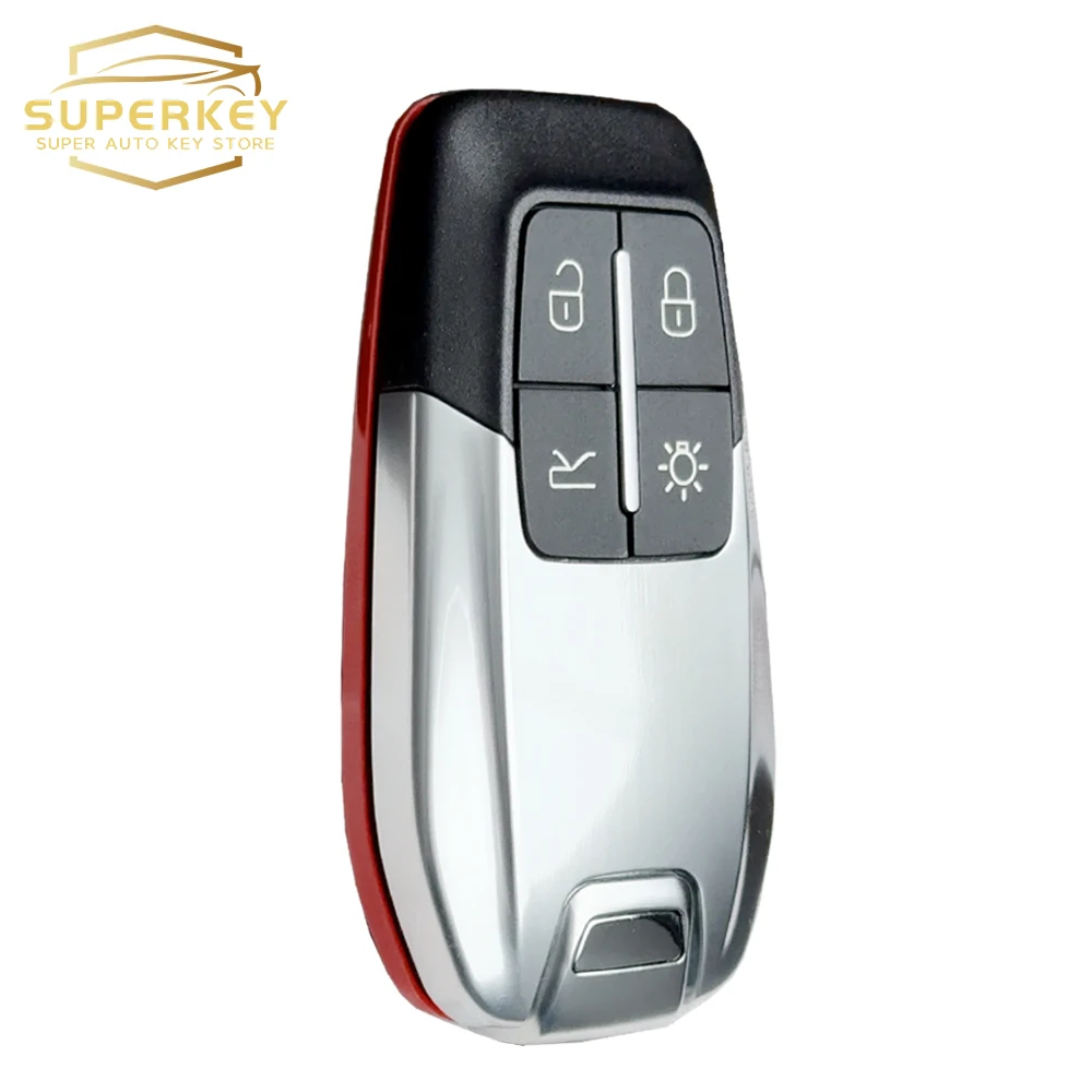 SUPERKEY CS094004 dla 2014-2020 Ferrari 458 588 488GTB LaFerrari NO Logo 4 przycisk pilot zdalnego sterowania obudowa kluczyka samochodowego etui