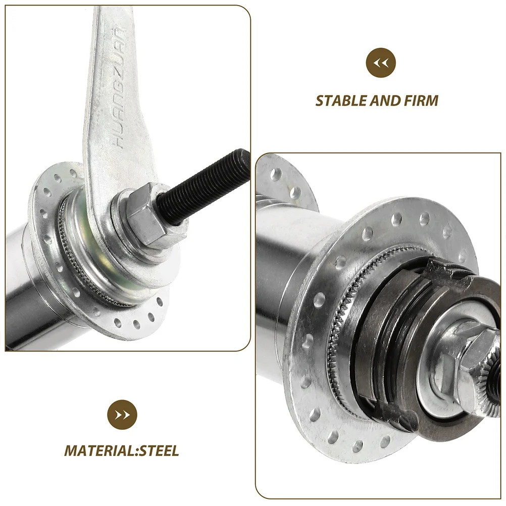 

2Pcs Rear Brake Bicycle Hub 36 Holes Bike Back Brake Replacement Rear Hub Assemblies Bearings Steel Durable