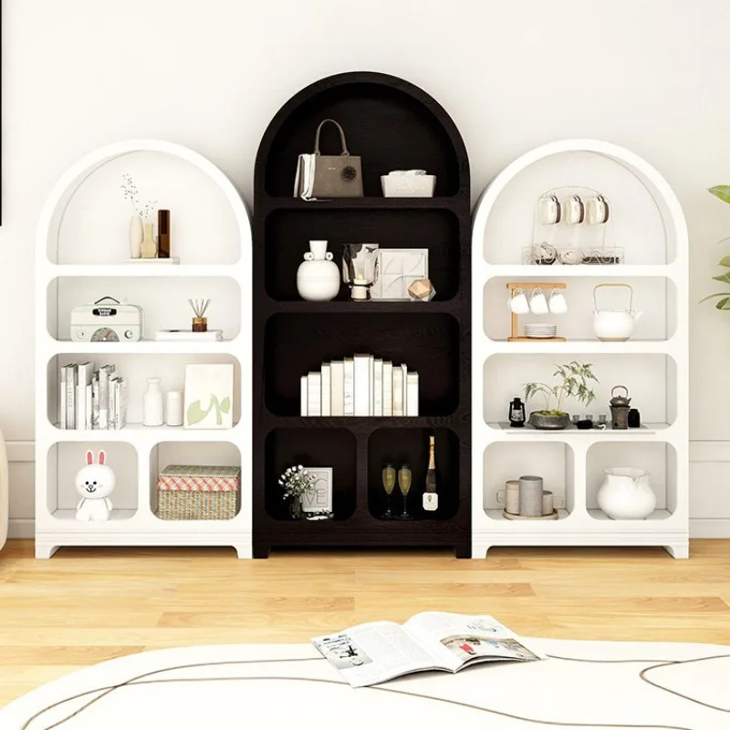 Art Design Estante arqueada Armário de armazenamento Sala de estar moderna