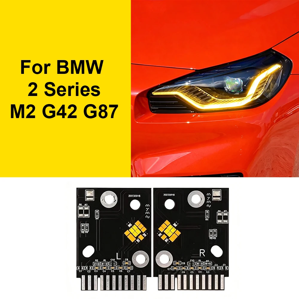

Suitable for Bmw G42G87 Low-End 21-24 Models 2 Series M2 European and Chinese Regulations Daytime Running Light Module Angel Eye Light Panel