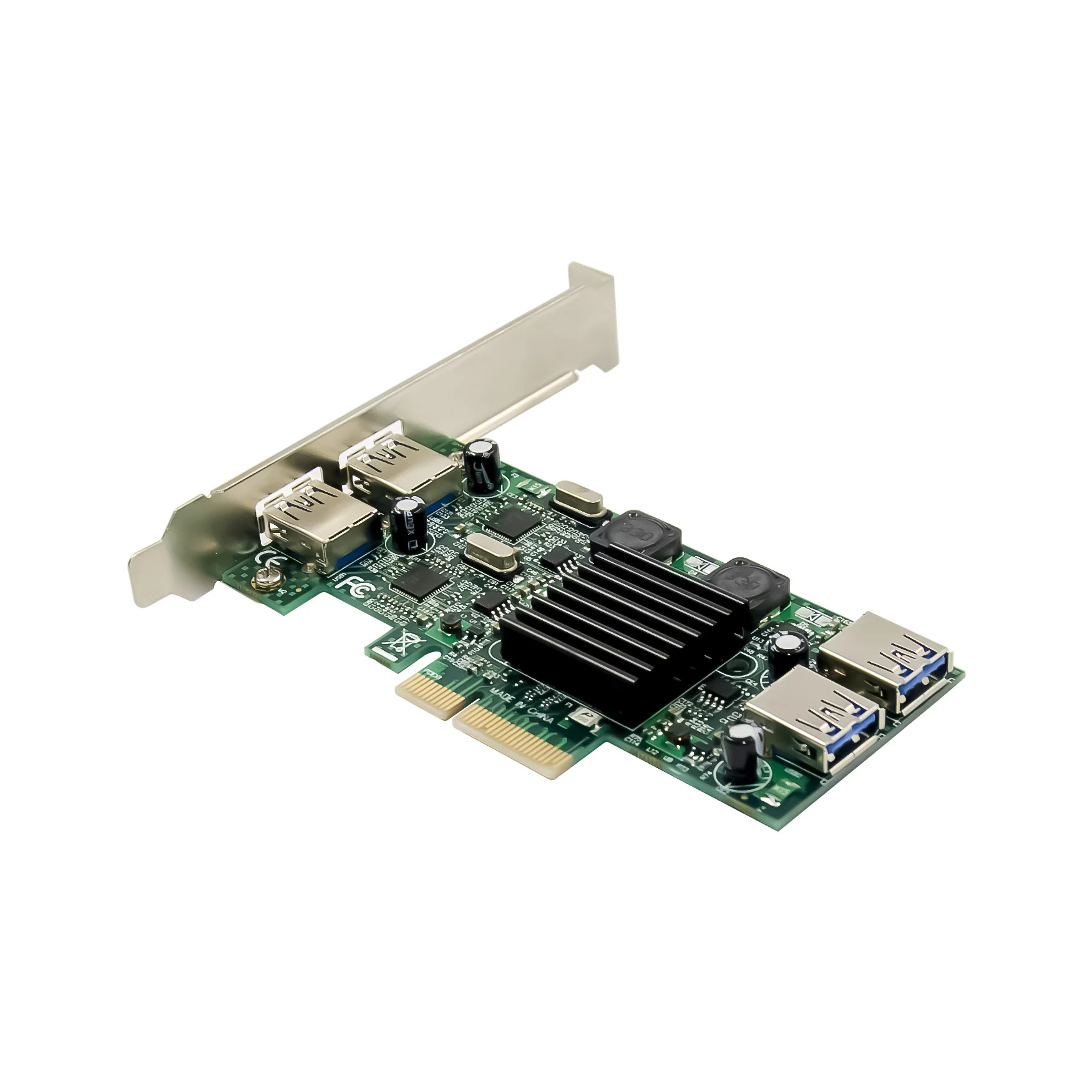 SUNWEIT ST613 PCIe X4 NEC720202 4CH USB3.0 Vision Capture Card V2.0 Chipset High Speed NIC