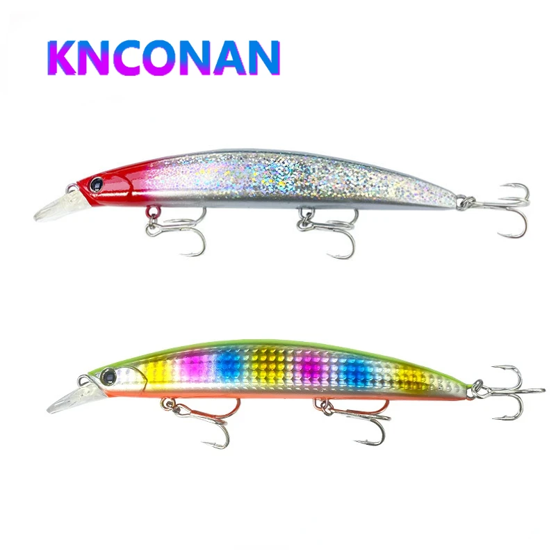 

130mm 25g Floating Minnow Fishing Lure Long Casting Artificial Bait for Trout Saltwater Swimbait Pesca Wobbler Jerkbait Supplies