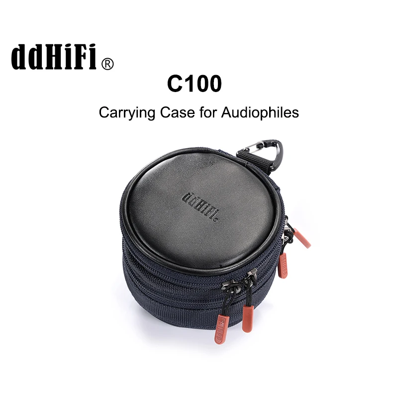 DD ddHiFi C100 HiFi Carrying Case for Audiophiles Player DAC AMP All-in-one Multifunctional Earphone Bag