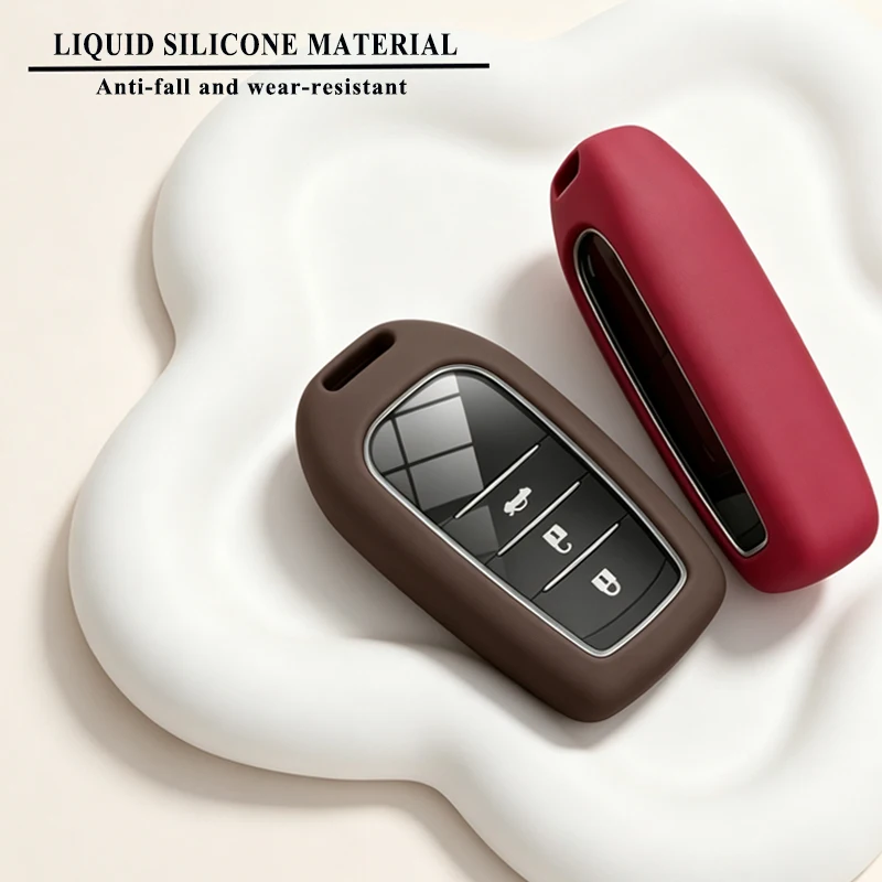 Silicone Car Key Case Cover Shell Fob for Toyota CHR CH-R Corolla Yairs Camry RAV4 Hilux Cruiser 200 Fortuner Land Accessories