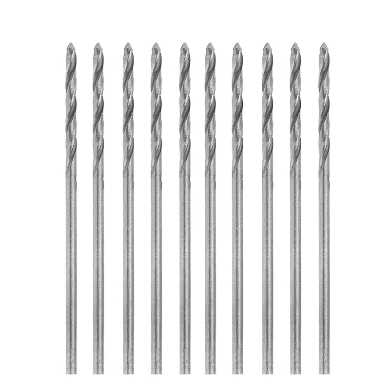 Multifunction 10 Pcs Tiny Micro HSS 0.5mm Straight Shank Twist Drilling Bit