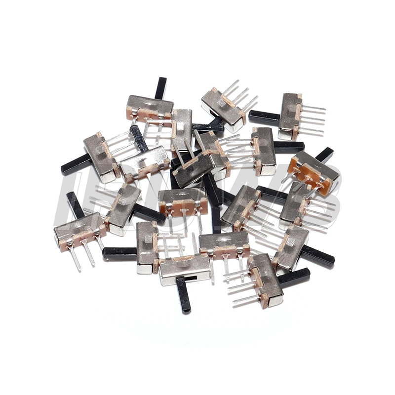 20Pcs Handle length 3MM 4MM 5MM 6MM SS12D00 Interruptor on-off mini Slide Switch 3pin 1P2T 2 Position High quality toggle switch