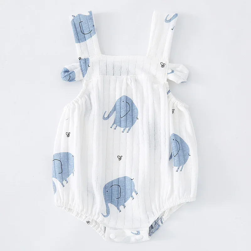 Sơ Sinh Bé Romper Dây Đeo Bodysuit Jumpsuit 100% Cotton Trẻ Sơ Sinh Leo Núi Trang Phục Mùa Hè Công Chúa Trang Phục Trẻ Em Quần Áo A813