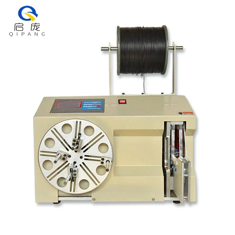 Automatic High Quality Spoiling and Tying Machine with Button Control  Cable Coiling Binding Wire Tying Machine