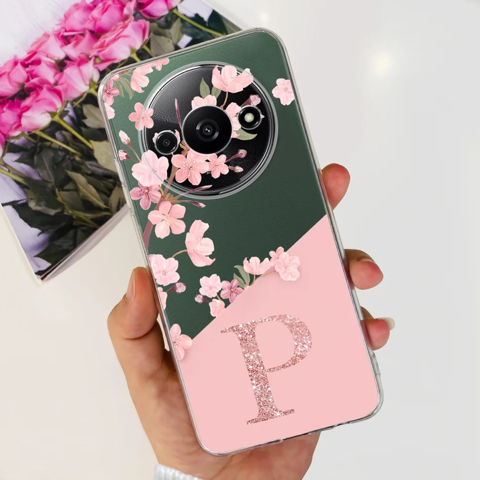 For Xiaomi Redmi A3 4G Phone Case Soft Clear Silicone Back Shell For Xiaomi Mi A3 RedmiA3 Initials Letter Coques Bumper Capas