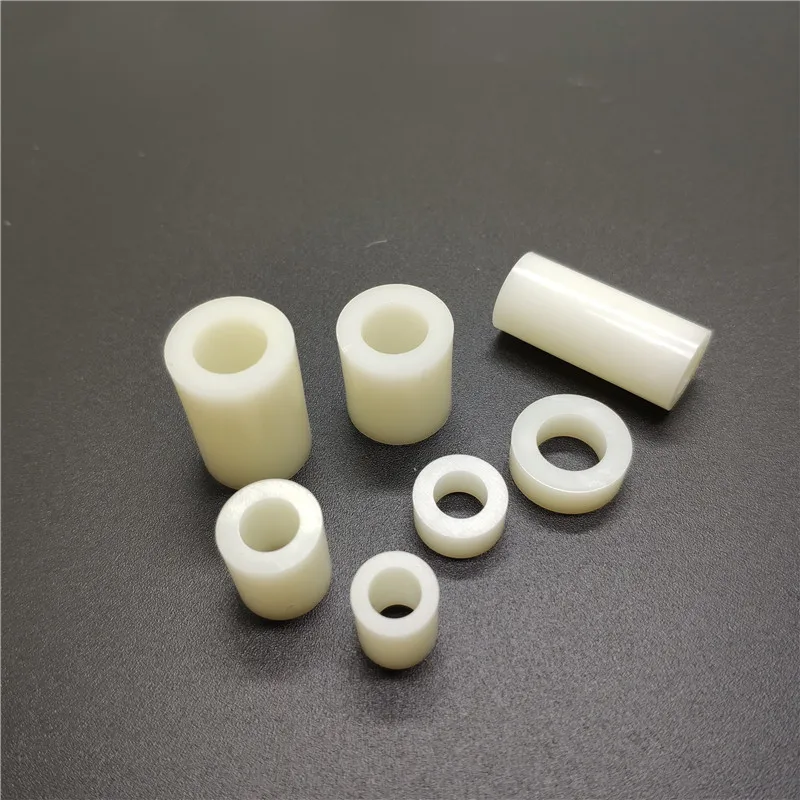 100Pcs M3 M4 M5 Nylon Plastic Rround Pillar Pcb Board Spacer Standoff Non-Threaded Wit Abs Hollow Standoff wasmachine