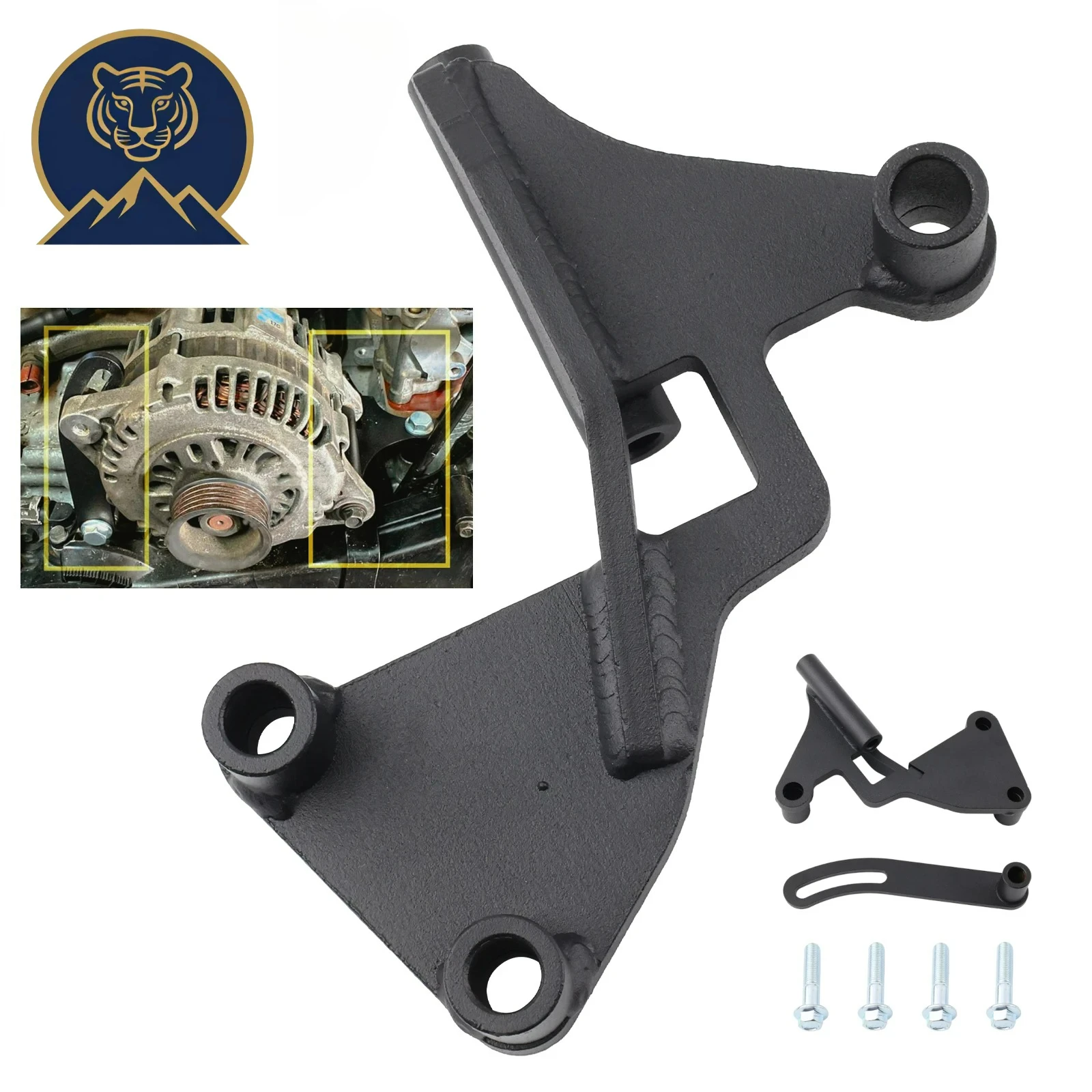 EJ20/EJ25 Engines Alternator Relocation Bracket Kit - For Legacy, Liberty, Impreza, WRX STi, Forester