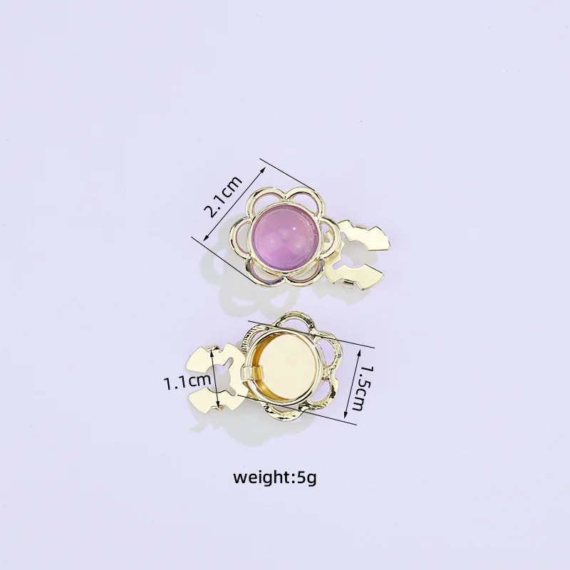 1pcs Creative Colored Round Shirt Decoration Button， Cuffs, Cufflinks, Clothing Buttons, Accessories, Holiday Decorations