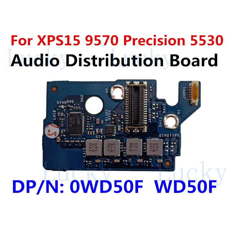 

f Audio Board For Dell XPS15 9570 Precision M5530 0WD50F WD50F LS-F541P