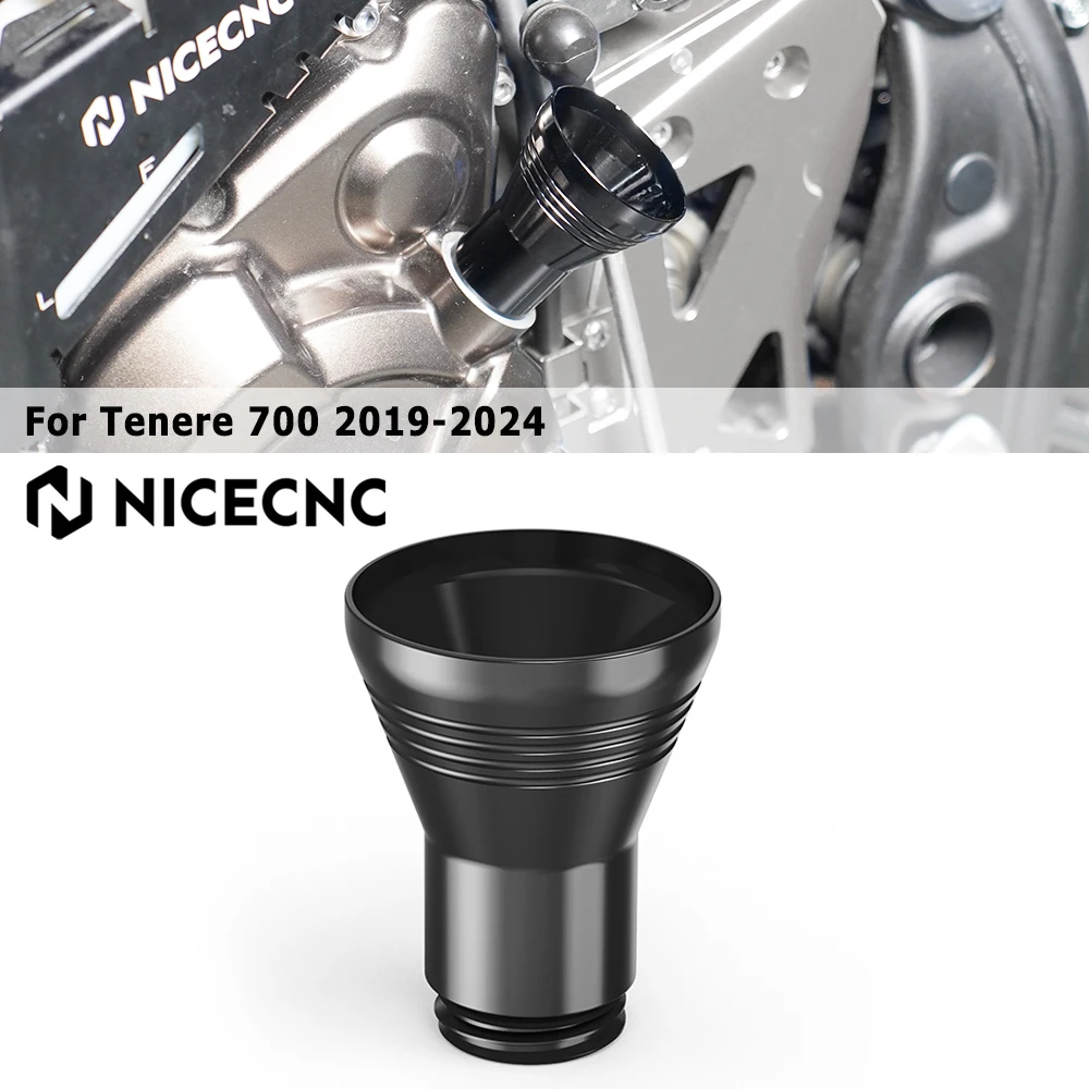 

NICECNC For Yamaha Tenere 700 2019-2024 Motorcycle Oil Filler Funnel For Yamaha Tenere 700 T700 XTZ700 Tenere 700 World Raid