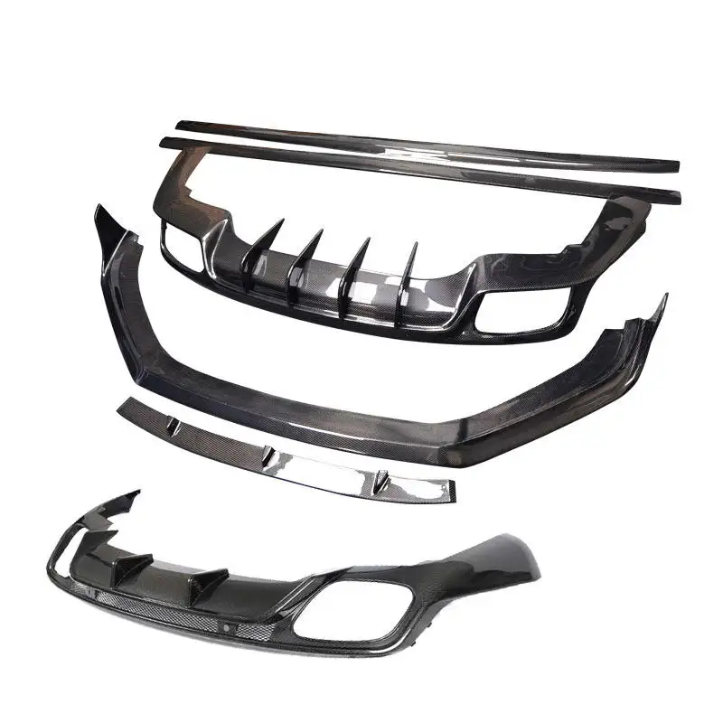 

Car Front Lip Rear Lip Tail Wing Side Group Cover Fender Suitable for Porsche Panamera 971 Modified Carbon Fiber Small Surround