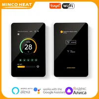 Minco Heat Smart Wifi Thermostat for Underfloor Heating with Tuya Control 100~250V AC 50/60HZ 3A 16A for Work with Soporte Alexa