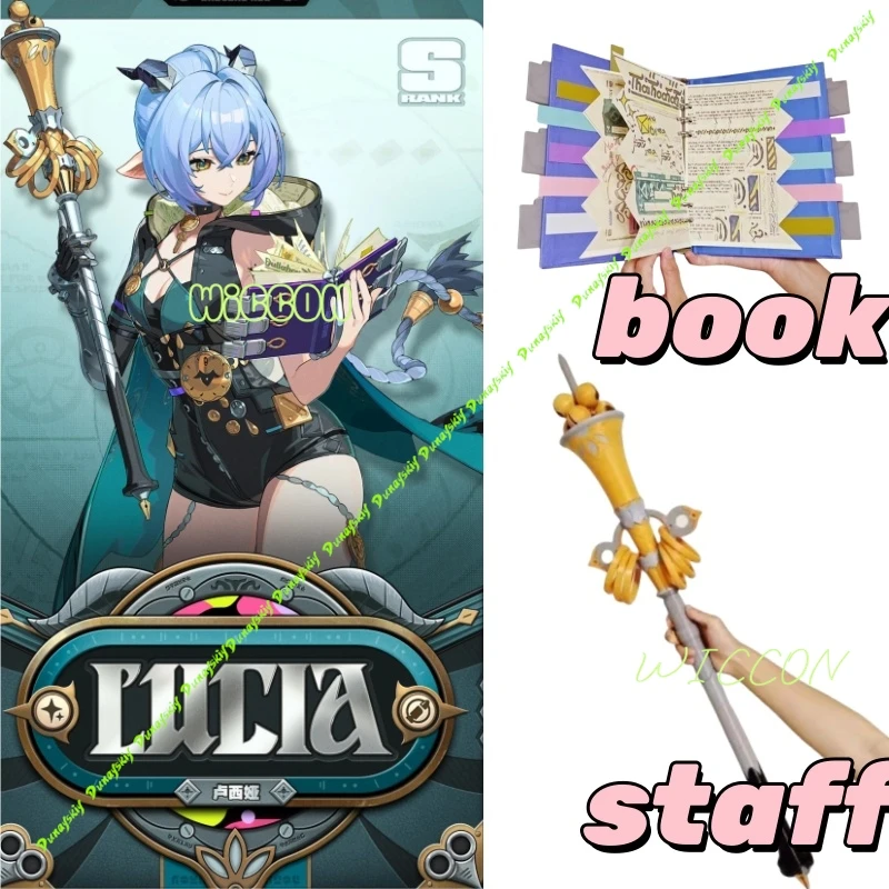 Zenless Zone Zero Lucia-accesorios de Cosplay, juego de Anime, accesorios para libros de personal, disfraz de fiesta de Carnaval y Halloween