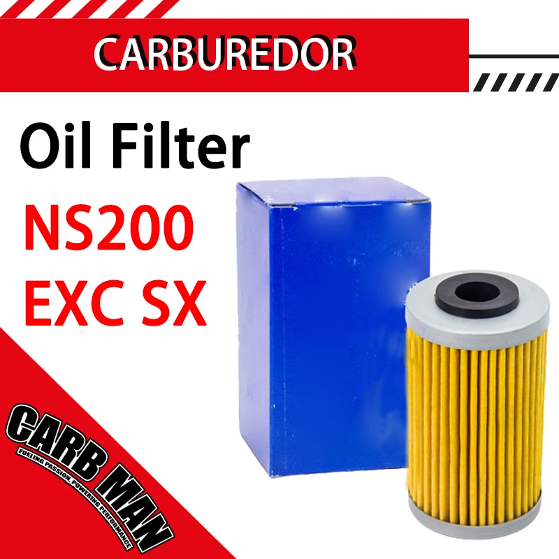 

Motorcycle Part Oil Filter For KTM EXC 250 400 SX 450 510 MXC 520 XC 525 540 SMR 560 625 NS200 RS200 AS200 N250 Duke 200 Duke R