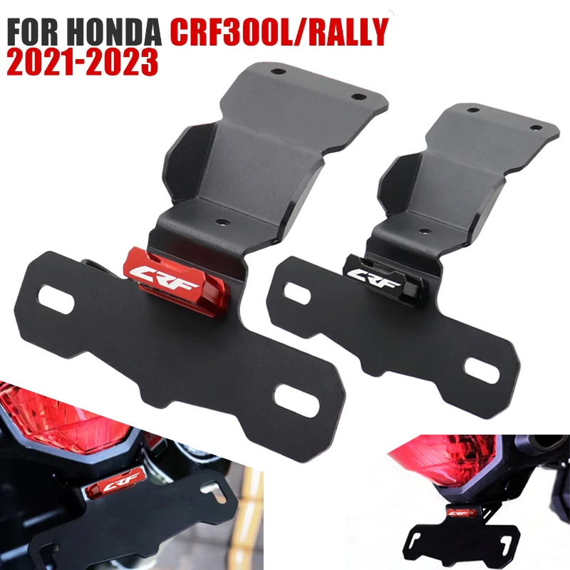 

Rear License Plate Holder Tail Tidy Fender Eliminator For HONDA CRF 300L 2021-2023 CRF300L RALLY Motorcycle Accessories LED