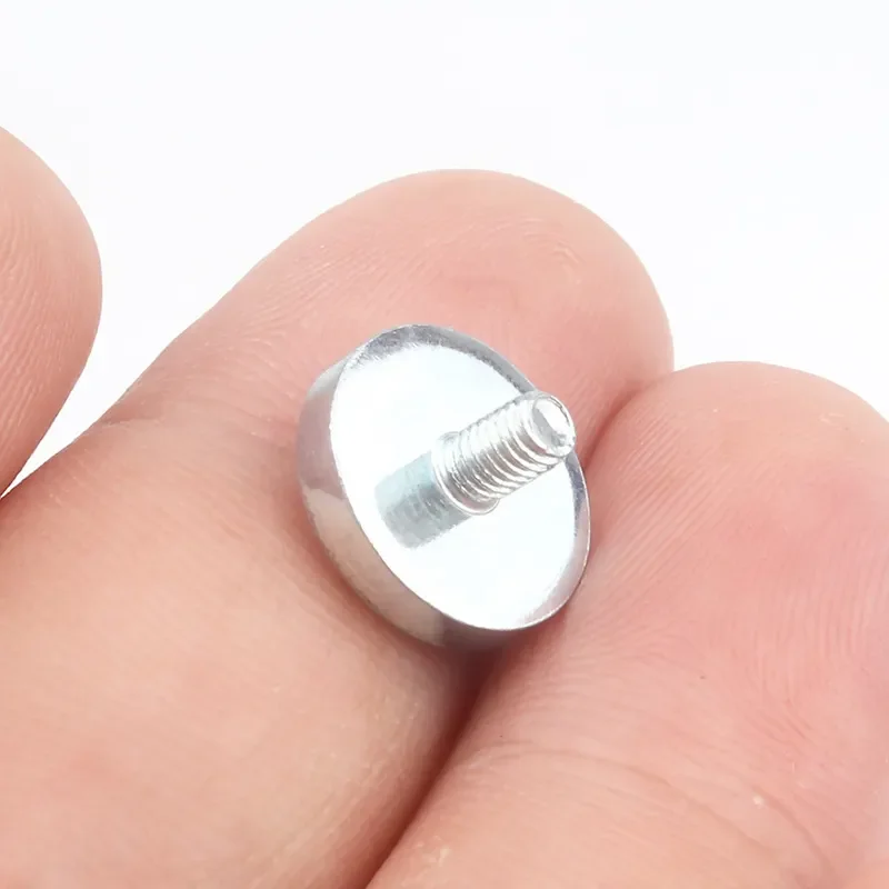 100pcs/lot Magnet Screw Disc M4 1208 Magnetic Post Bracket External Thread Suitable for LED Outdoor Display Module