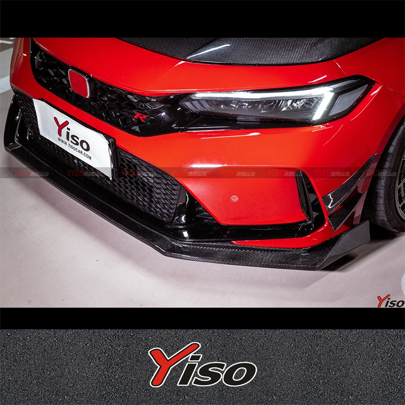 مناسبة لـ TypeR FL5 مجموعة هوائية معدلة من ألياف الكربون TypeR FL5 APR شفة أمامية من ألياف الكربون