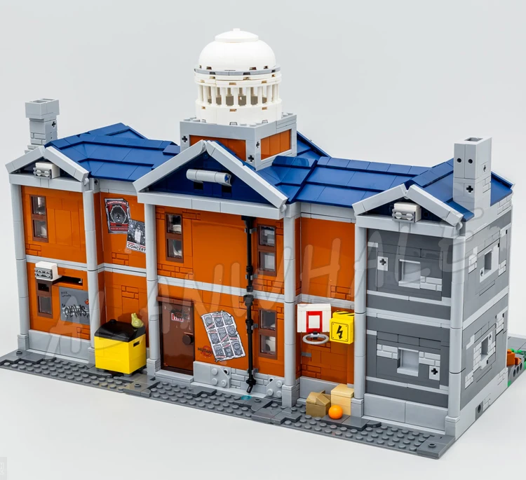 3093pcs Super Revengers X-Mansion 2-level Modular Institute for Higher Learning 16294 Building Blocks Toy Compatible With Model