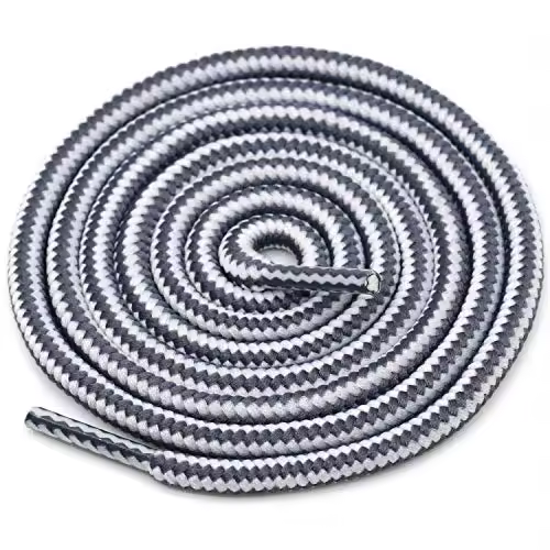 1 Pair 18 Colors Striped Double Color Shoe laces Round Outdoor Sneakers Shoelaces Cotton Boots Shoelace 70CM 90CM 120CM 150CM - Image 23