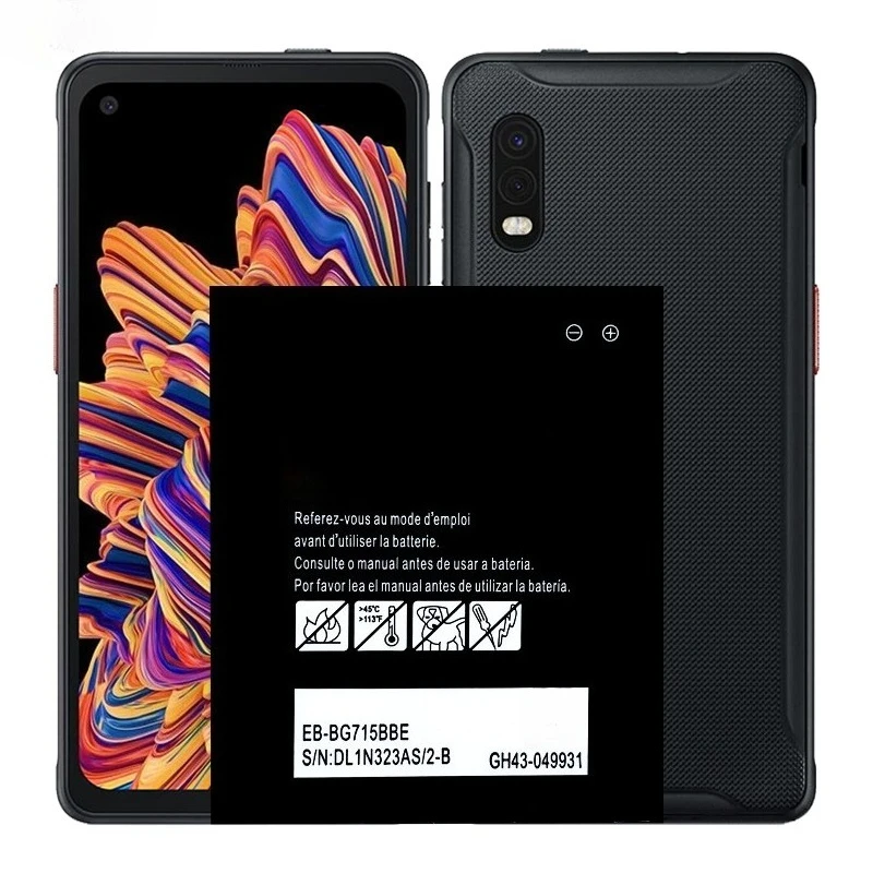 Nova EB-BG715BBE de alta qualidade substituível 4500mAh EB-BG715BBE EB-BG736BBE bateria para Samsung Galaxy Xcover Pro Xcover6 Pro
