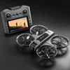 브러시리스 스크린 드론 8K HD 360 °   듀얼 카메라 5G WIFI 브러시리스 모터 장애물 회피 Foldable Quadcopter 장난감 UAV 아이 선물 5
