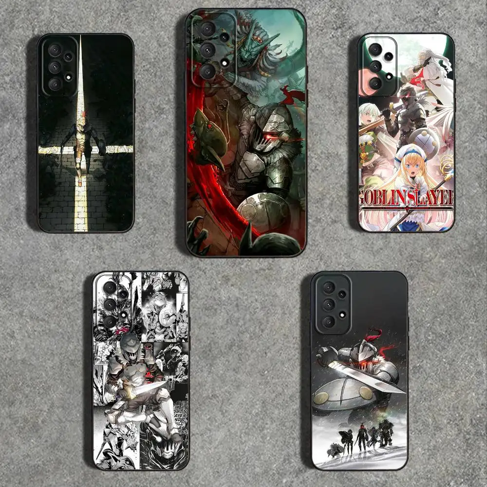 

Goblin S-Slayer Phone Case For Samsung Galaxy A73,31,32,72,41,53,52,71,22,5G,Note,J7,8,9 Soft Black Cover