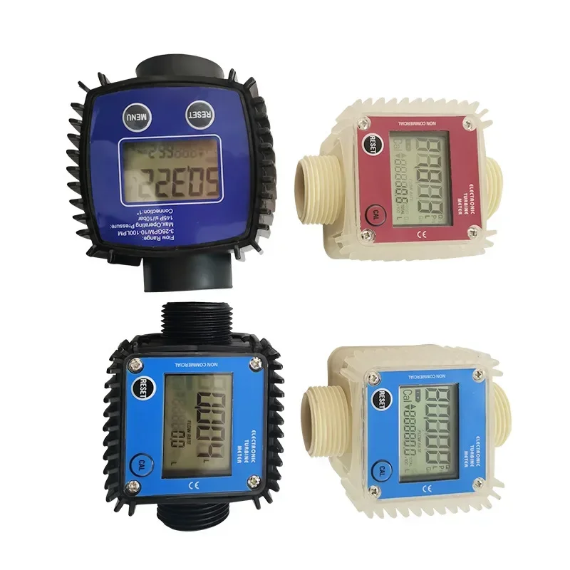 

Digital Display Flowmeter K24 Methanol Chemical Electronic Liquid Turbine Meter Elliptical Gear Flowmeter Small Flow