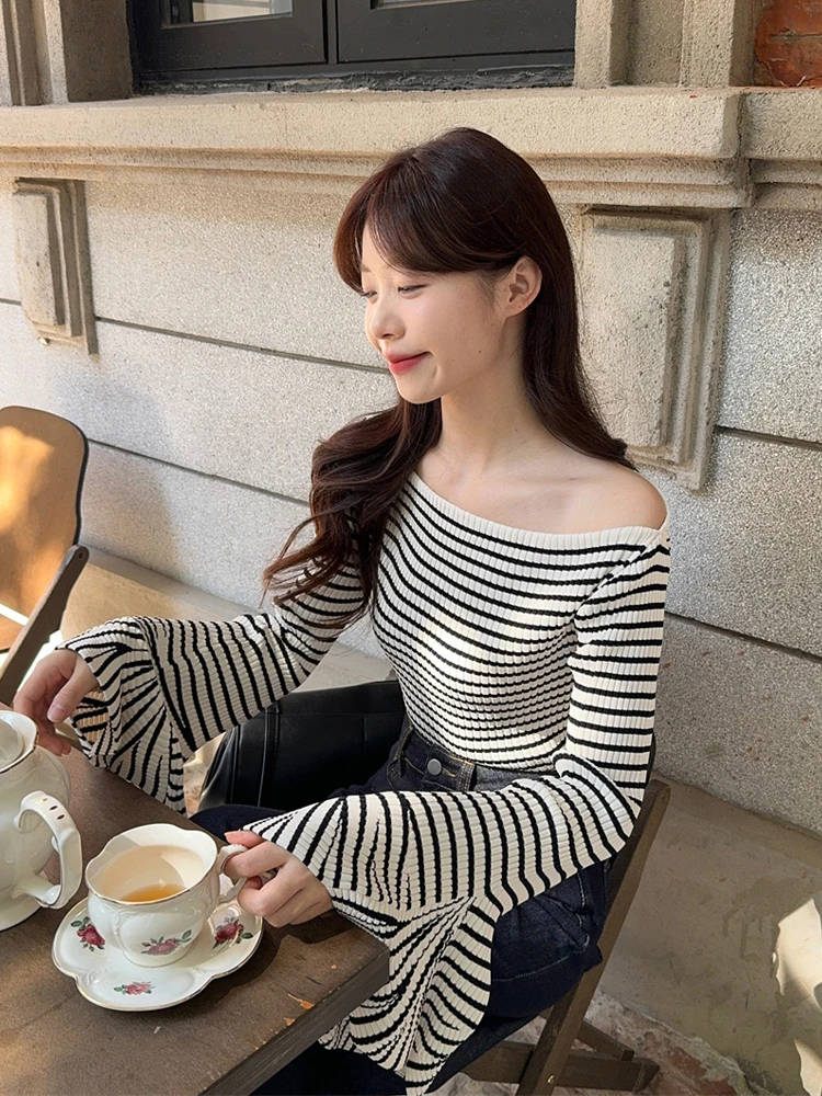 

Sweaters Jumpers Pullovers Women New You Jerseys Japanese Y2K Sexy Pattern Punk Daily Outdoors Soft Elegant Graceful Winter Fit