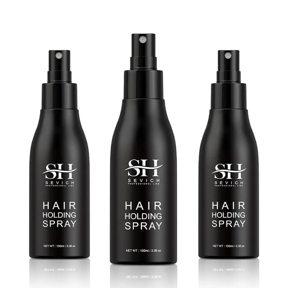 Spray de cabelo para homens e mulheres, gel natural estilo cabelo fofo, espessante e hidratante para plantas, E8I2, 100ml