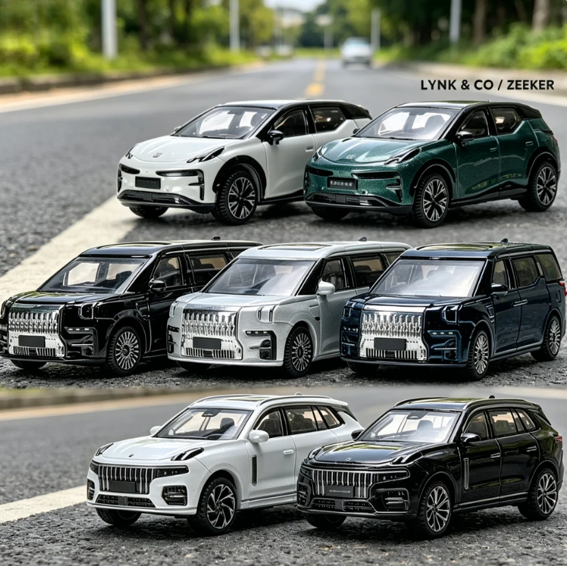 

Bburago1:64Black Box Domestic Geely Lynk Extreme Krypton New Energy Small Scale Car Alloy Model Ornament，Perfect Gift for Friend
