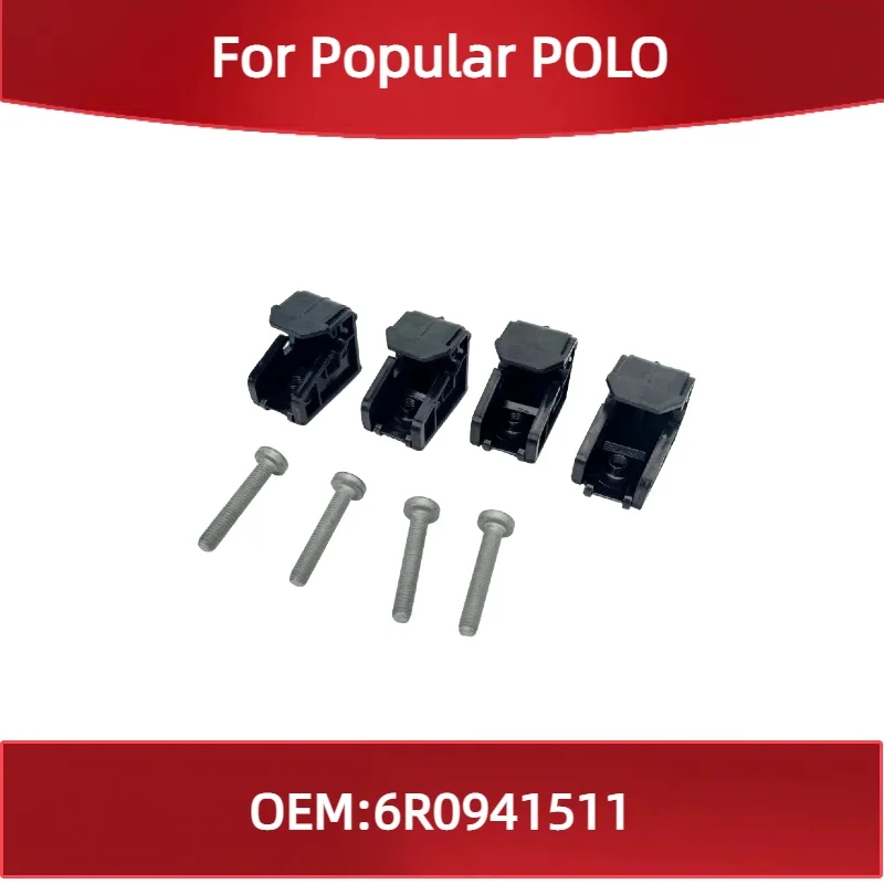 6R0941511 para soporte fijo de faro delantero de coche POLO Popular, soporte de faro con base de hebilla