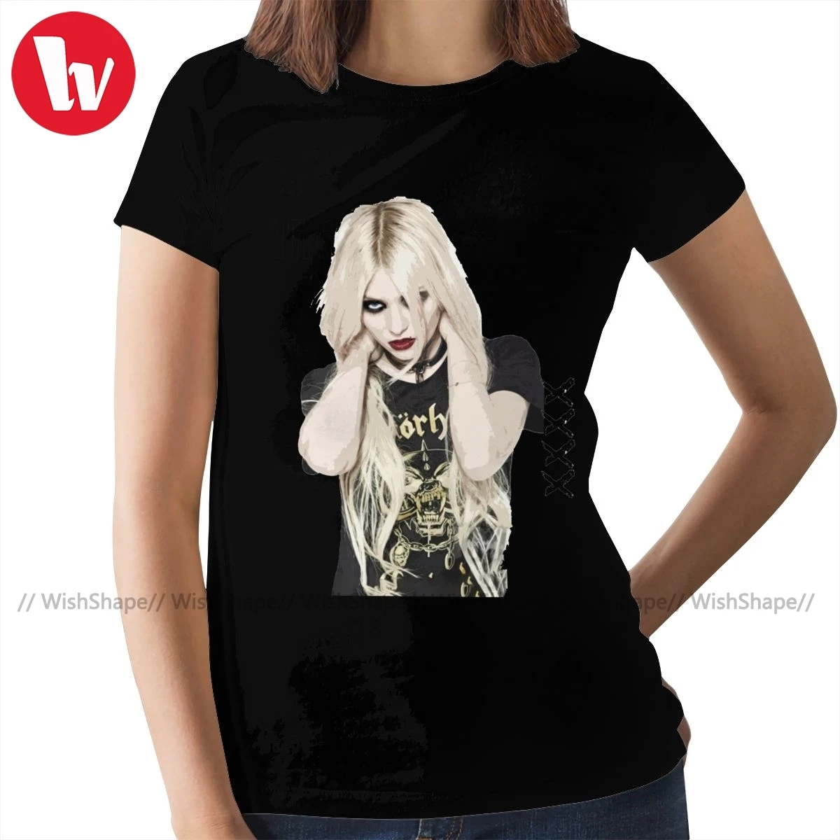 Gossip Girl T-Shirt The Pretty Reckless T Shirt Print Short-Sleeve Women tshirt Oversize Ladies Tee Shirt