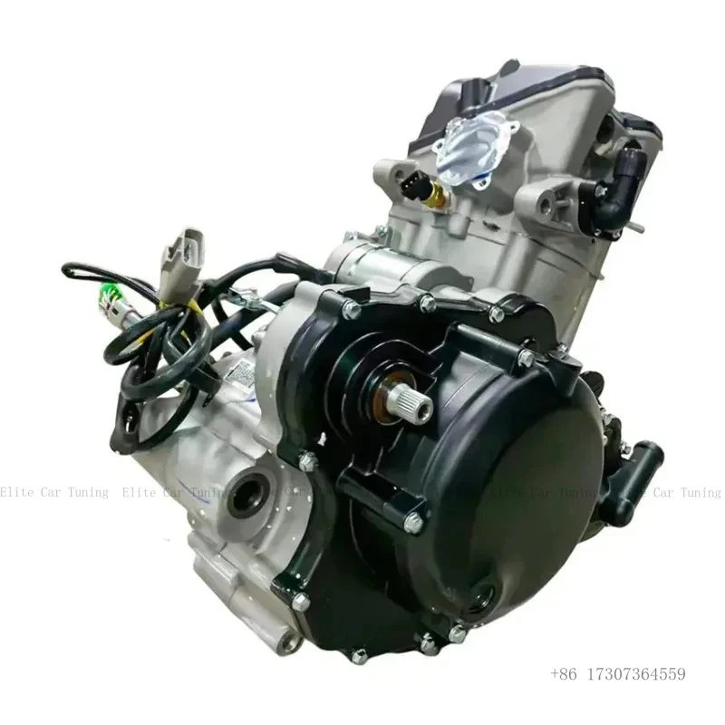 

Factory Hot Selling 450cc 1 Cylinder Motorcycle Engine Water-cooled Water Cooled 4 Stroke Electric / Kick Water-cooled Motor 1 C