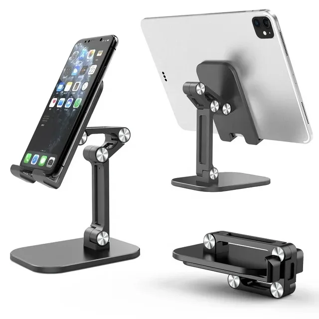 Drei Abschnitte faltbare Schreibtisch Handy Halter für iPhone iPad Tablet flexible Tisch Desktop verstellbare Handy Smartphone Ständer