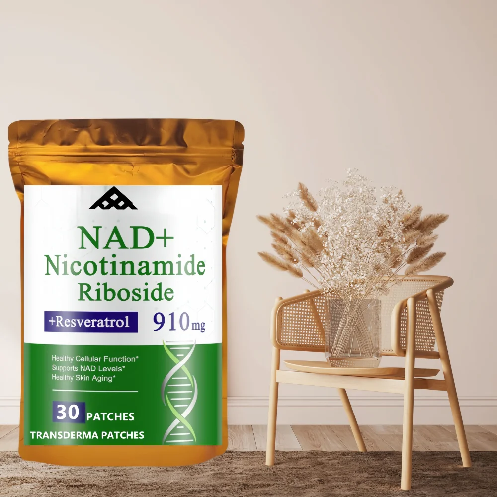 

30 патчей Nad Transdermal Patches с поддержкой Resveratrol для мышц, энергии, фокусировки для мужчин и женщин
