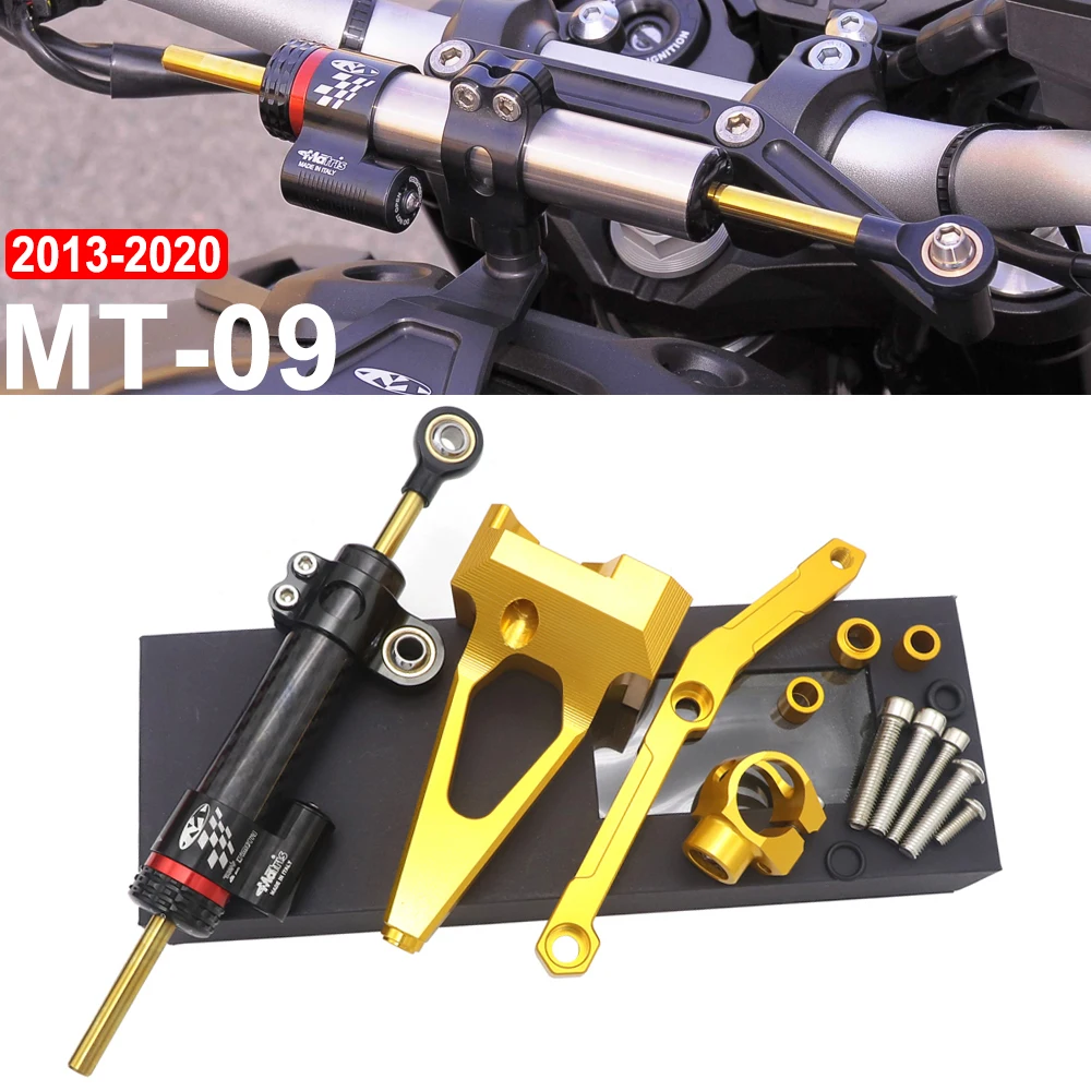

New Motorcycle Accessories FOR YAMAHA MT-09 MT09 FZ09 FZ-09 MT 09 2013 2015 2016 2017 2018 2019 2014 Damper Bracket Mounting kit