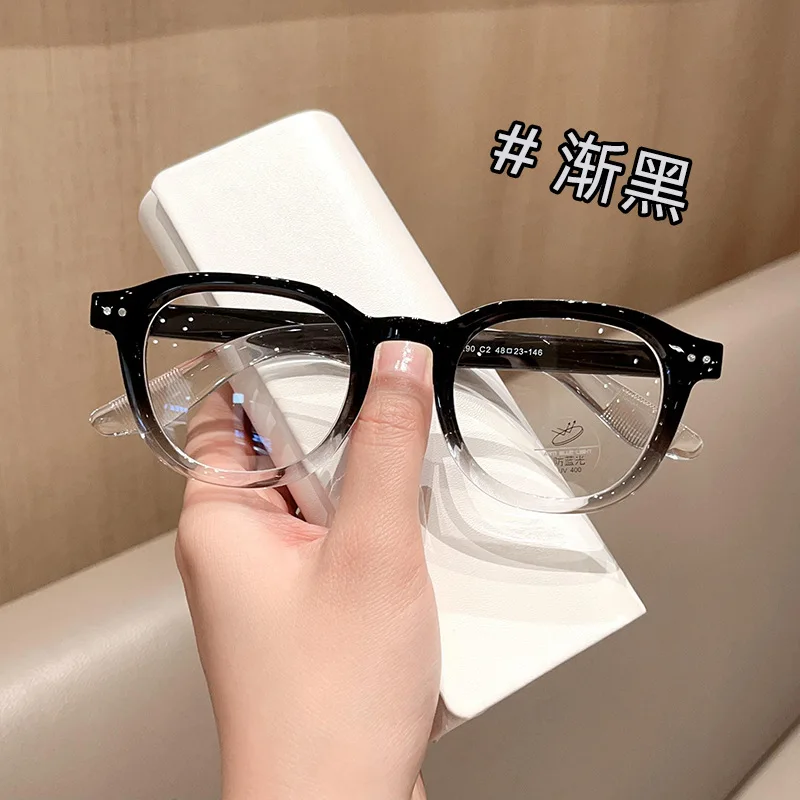 New Small Size Eyeglasses Fashion Retro Polygon Eyeglasses Ultra light TR90 Eyewear Black Optical Prescription Frames Man Woman