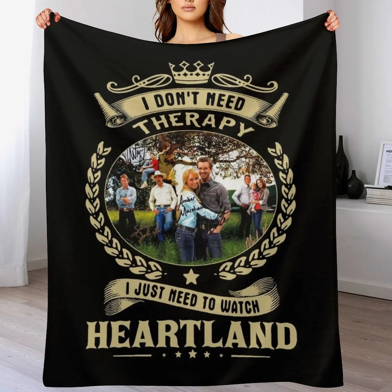 

I don’t need Therapy I just need to watch Heartland Throw Blanket Baby Blankets For Baby Sofas heavy to sleep Blankets