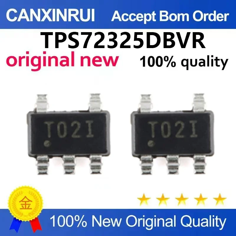 （5pcs-100pcs）Original genuine TPS72325DBVR SOT-23-5 adjustable low voltage drop regulator (LDO) chip