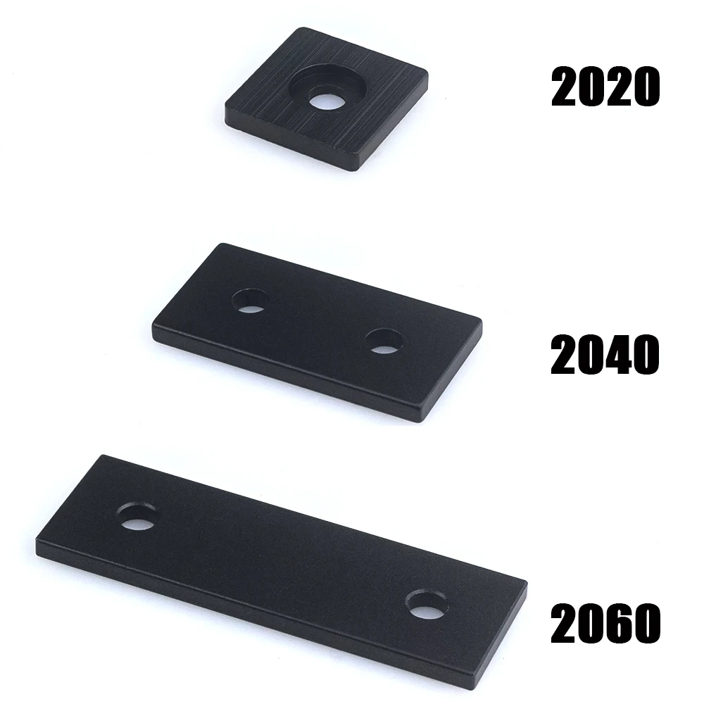 

Openbuilds Aluminum Profile End Cap Cover Plate With Single or Double Holes for 2020 2040 2060 V-Slot Linear Rail