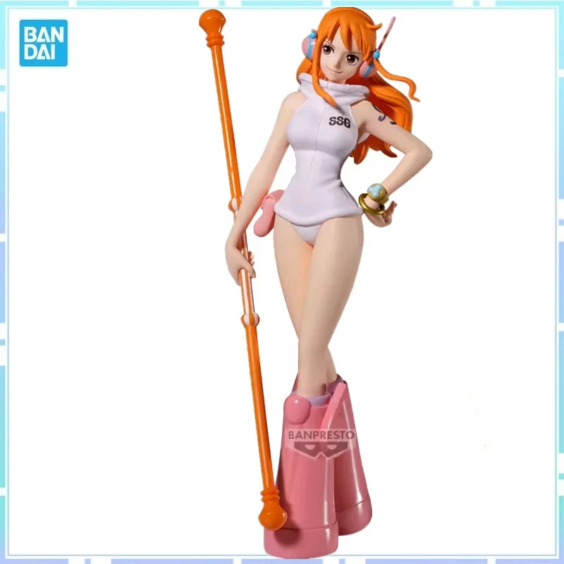 

Bandai Original Banpresto аниме One Piece the Shukko Nami Egghead ПВХ фигурка модель Коллекционная игрушка подарки